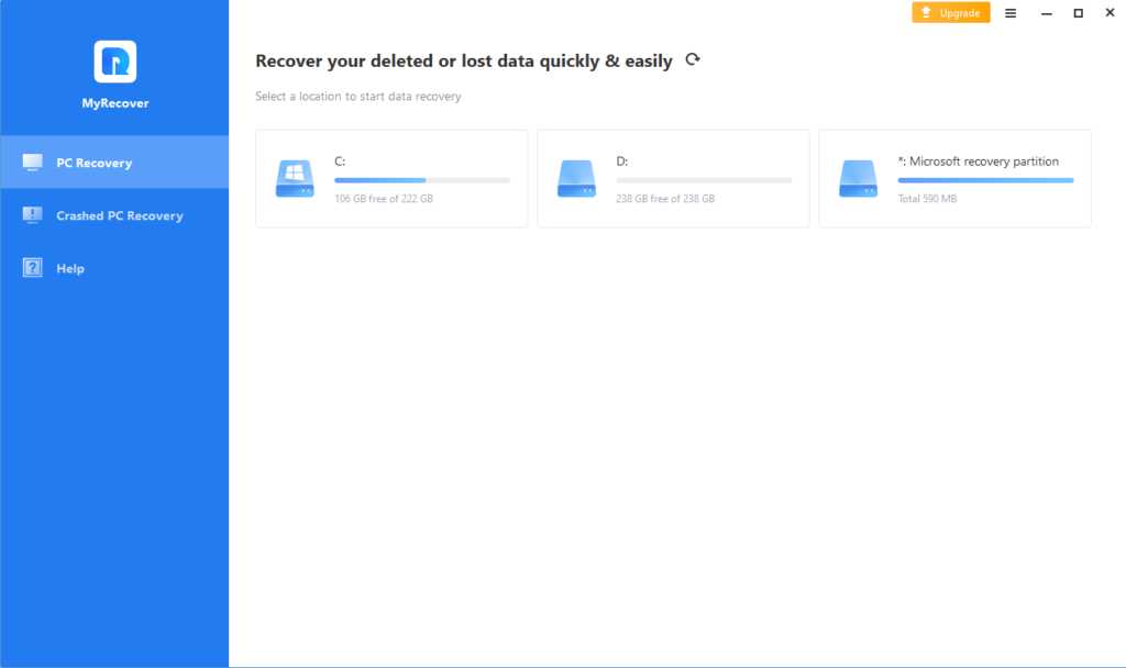 How to use free file recovery program - MyRecover