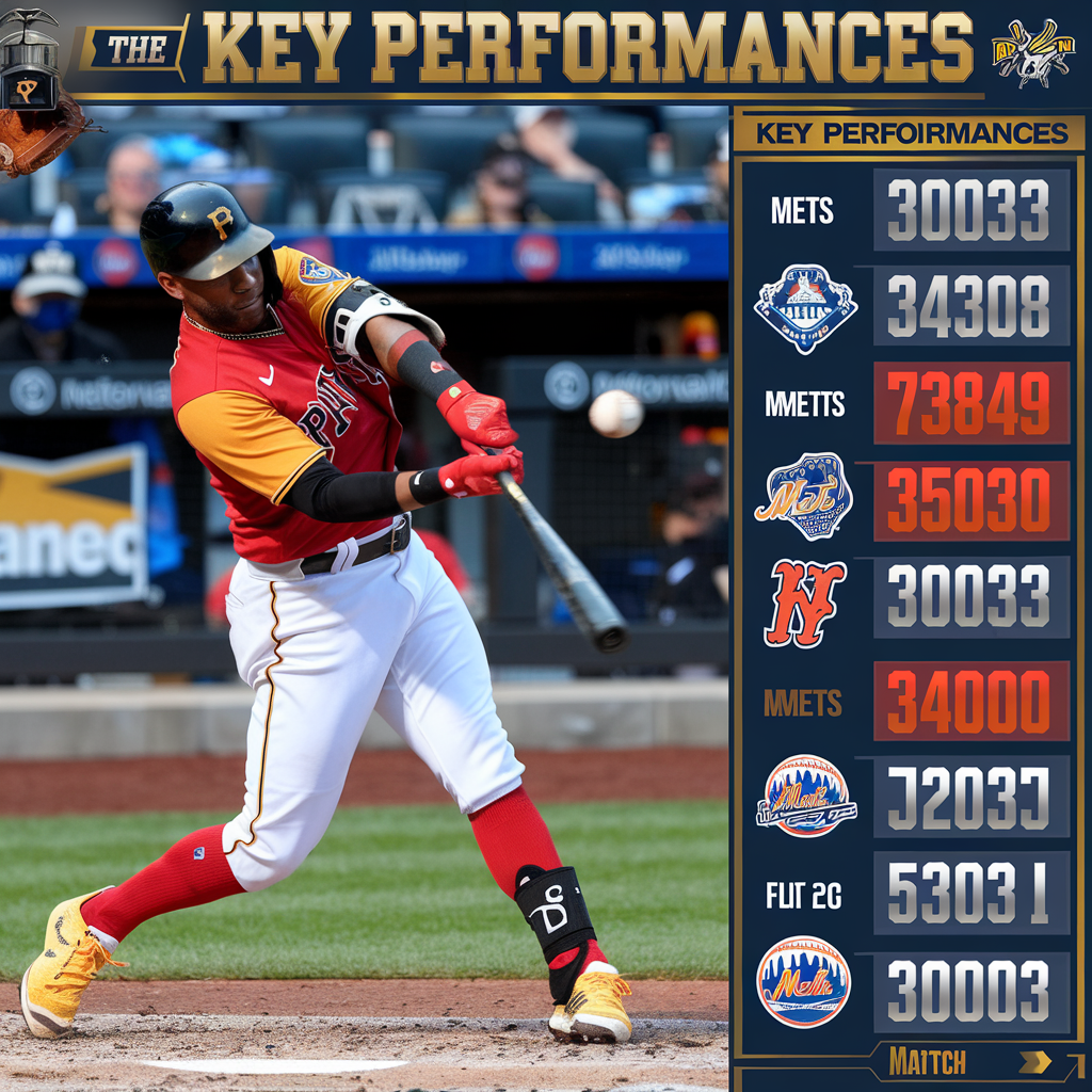 pittsburgh pirates vs mets match player stats​