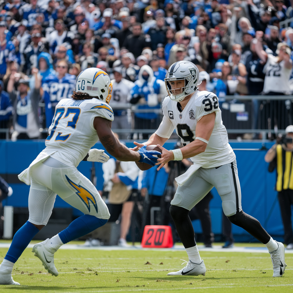 las vegas raiders vs los angeles chargers match player stats​