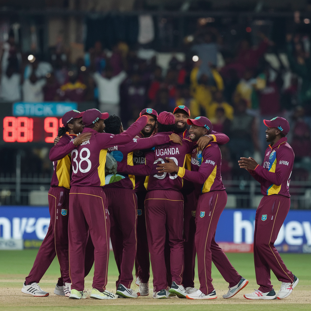 west indies cricket team vs uganda national cricket team standings