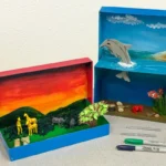 trojan war shoe-box diorama for kids easy